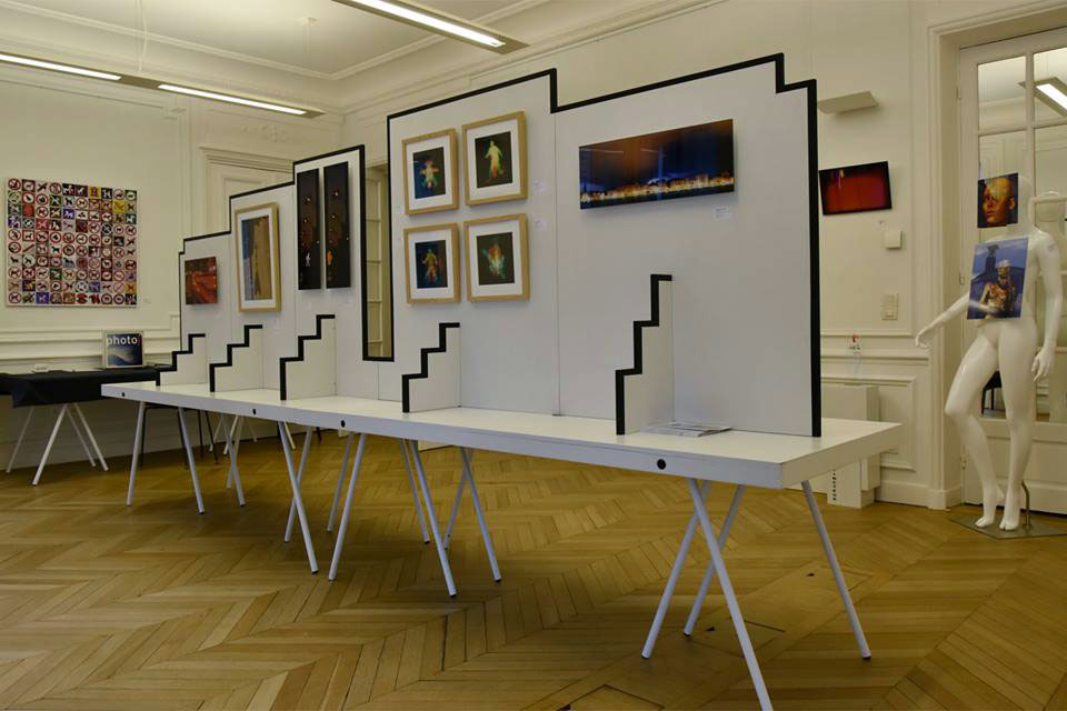 View of the ‘skyline’ of the exhibition at the Atelier Néeelandais 1